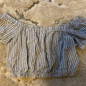 Guess Linen Blend Top (Medium)